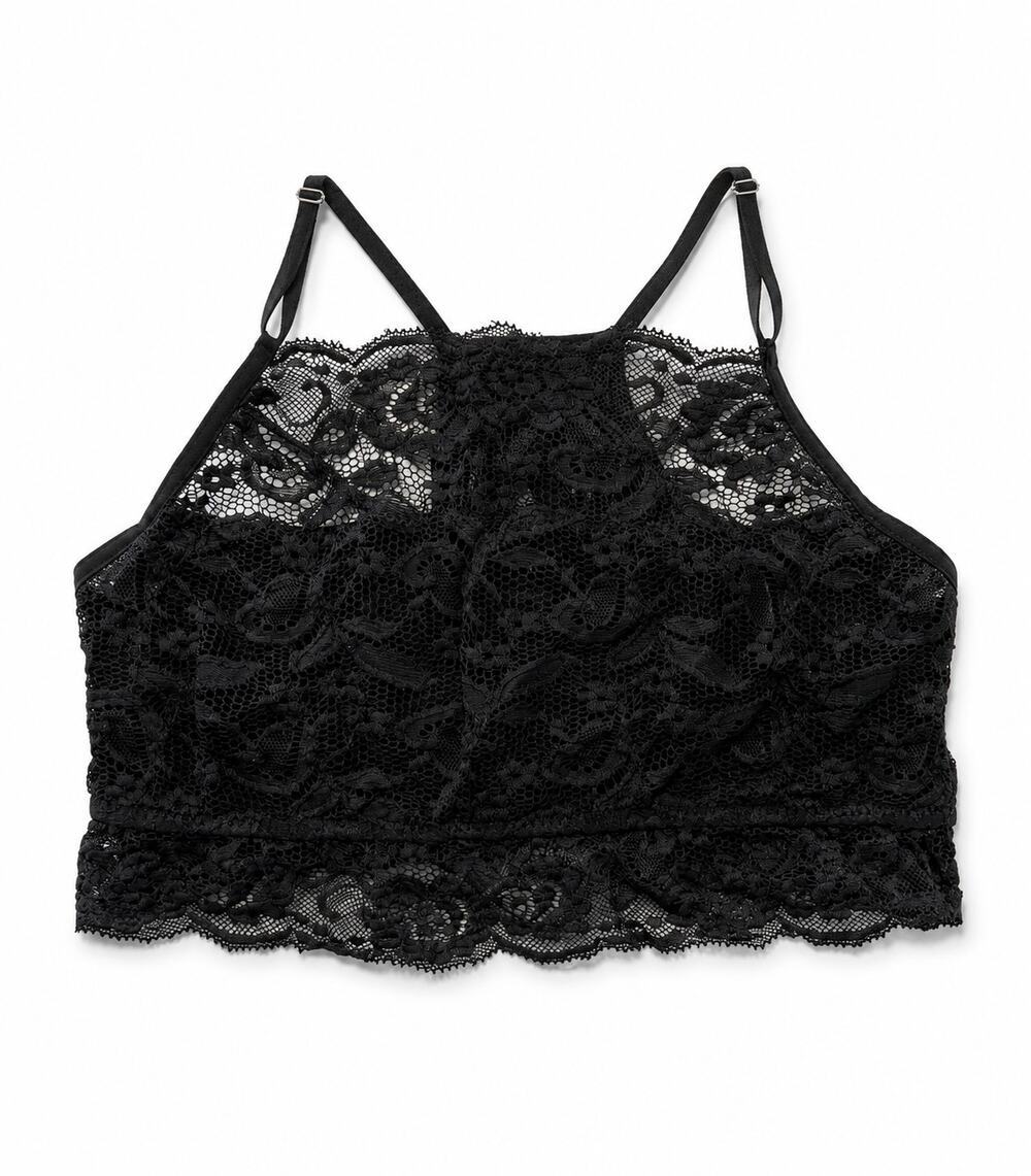 Black Floral Lace Bralette